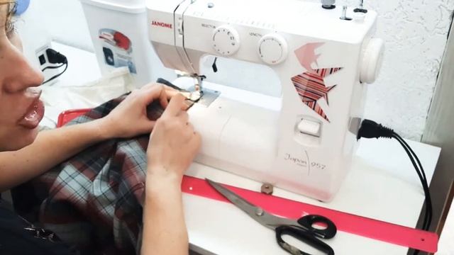 Как пришить пояс к юбке и отутюжить. смотреть онлайн