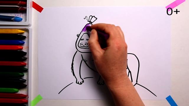 #ГОРИЛЛА #какнарисовать Уроки Рисования Для Детей #howtodraw #gorilla #drawforchildren смотреть онлайн
