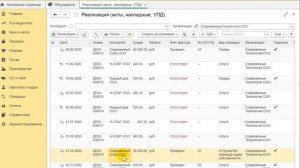 Учет выставленных и полученных УПД в 1С:Бухгалтерии 8