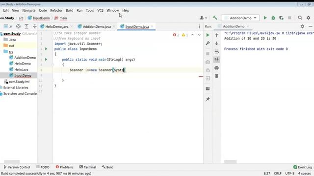 How to take input from user (keyboard) in Java? (3) || #Java Programming смотреть онлайн