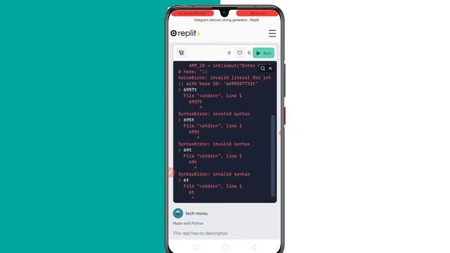 How to Generate Telegram String session using Replit || Replit double text/letters problem solved смотреть онлайн
