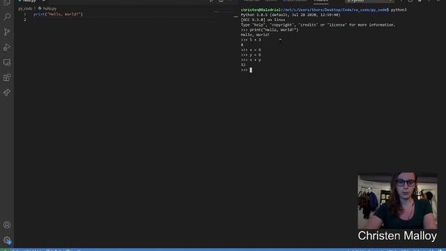 Python Setup: (Visual Studio Code) смотреть онлайн