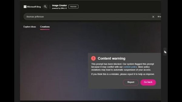 WOKE! Bing AI Image Creator!