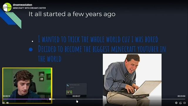 Dream Face Reveal (DREAM IS DANNY GONZALES) смотреть онлайн