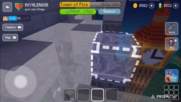 BLOCK CRAFT 3D BUILDING THE “TOWER OF PISA”