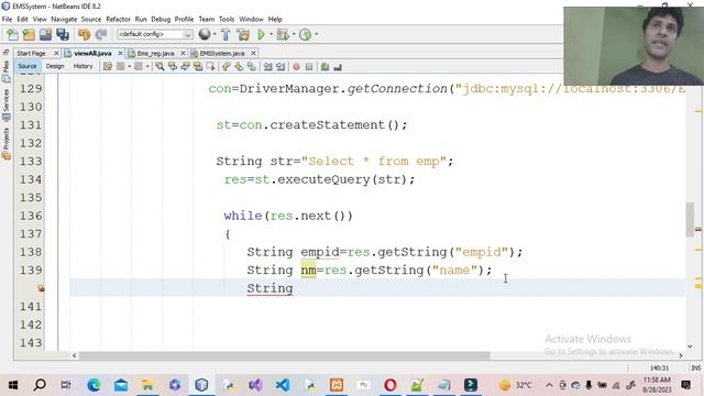 How Can view Table record in JTable Swing Control Using Java programming смотреть онлайн