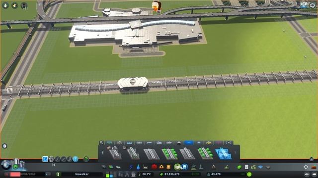 I Built a CITY SIZED Mega Mall in Cities Skylines! смотреть онлайн