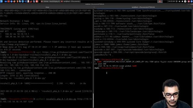 HackTheBox Knife - Linux Privilege Escalation With GTFOBins смотреть онлайн