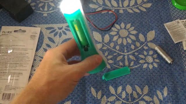Flarx фонарь светодиодный из Фикс Прайс. Работа от батарейки 1АА. 2 режима работы. Мощность 1 ватт. смотреть онлайн