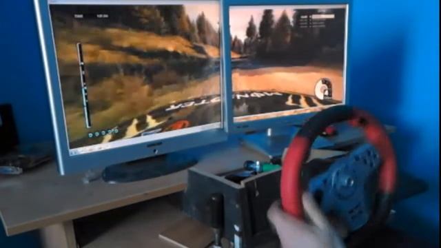 Dirt 3 - Multi Monitor gameplay + steering wheel |Ford Focus |HD| 2015 смотреть онлайн