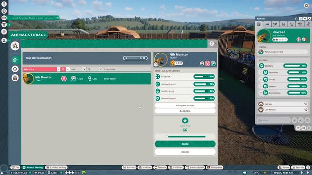 How to purchase and trade animals | 2 minute tutorials | Planet Zoo смотреть онлайн