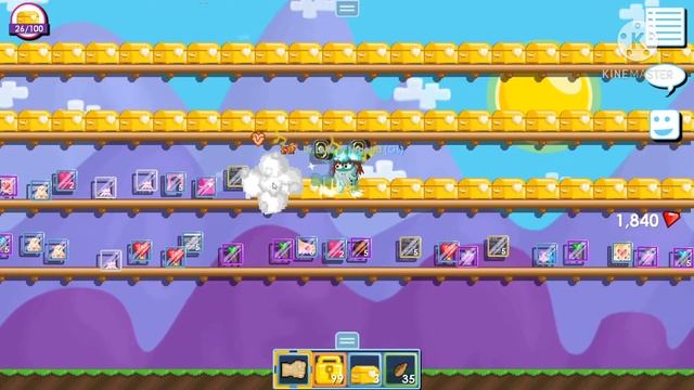 OPENING GOLDEN BOOTY CHEST | Growtopia смотреть онлайн