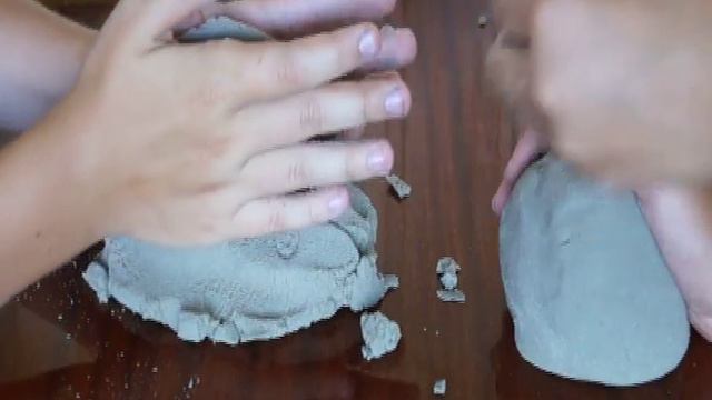 Кинетический песок из Китая!Всегда мокрый, не высыхающий песок! смотреть онлайн