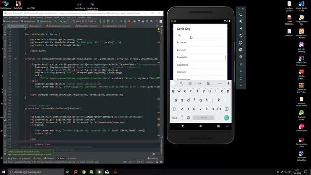 Kotlin ile Hava Durumu Uygulaması Test смотреть онлайн