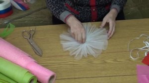 Как самому сделать бант на ручки свадебной машины