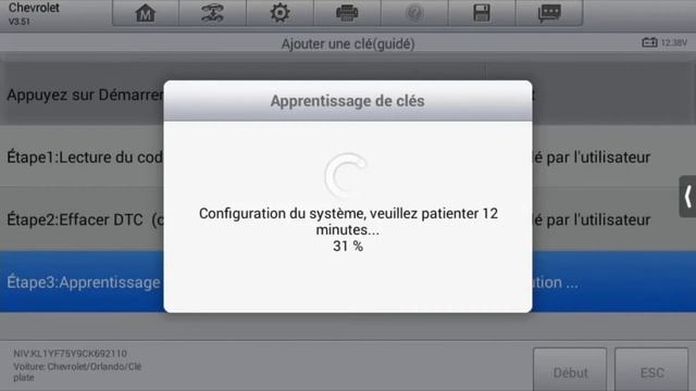 Programmation Clé auto IM508/IM608 - Chevrolet Orlando 2010 à 2018 смотреть онлайн