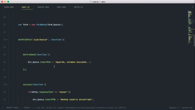 Ajax com PHP#15 - Criando sistema de busca com ajax #02 смотреть онлайн