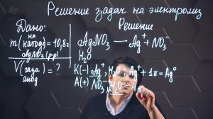95. Электролиз. Решение задач. 1 часть. 10 класс.