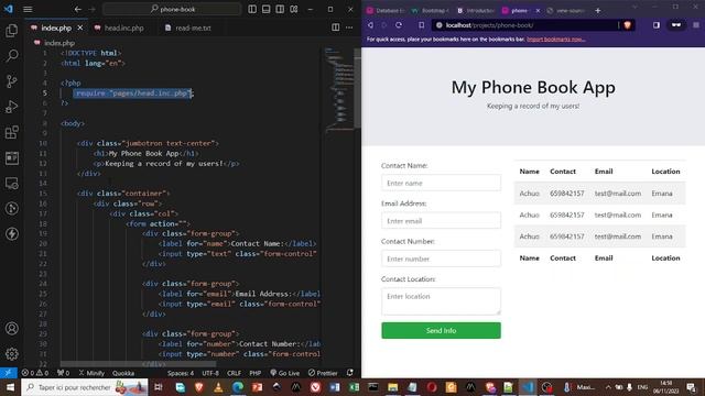 PHONE BOOK MVC смотреть онлайн