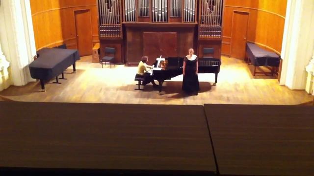 Экзамен по академическому пению, 3 курс консерватории смотреть онлайн