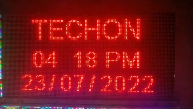 Make Custom Size of Led Clock Display boards with Single Color #ledvideowall смотреть онлайн