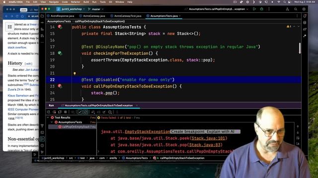 The assumeTrue method смотреть онлайн