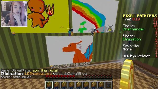 Pokémon Victory | Pixel Painters | Minecraft Art Minigame смотреть онлайн