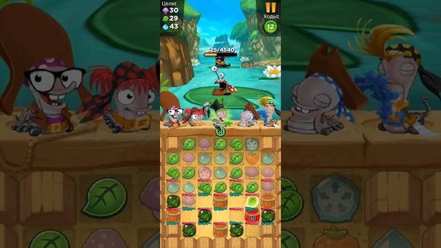 Best Fiends: Сокровище капитана Слизня. Пороховой заговор. Level 4 смотреть онлайн