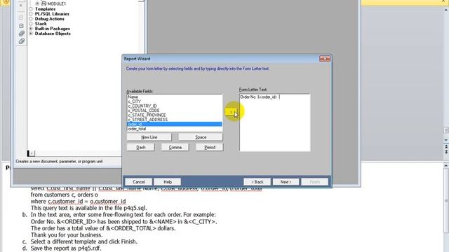 From letter report in oracle 10 g смотреть онлайн