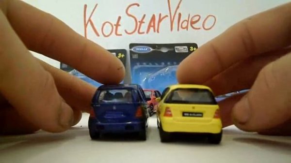 Видео обзор-сравнение Welly Realtoy Autotime collection 1 60.