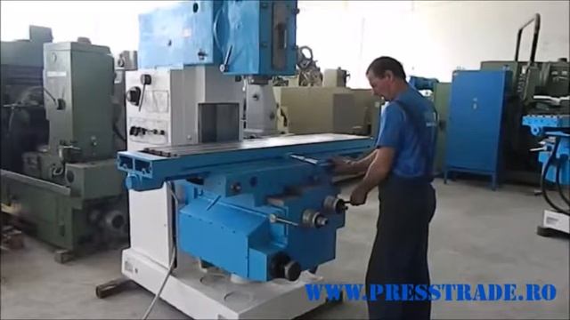 Vertical milling machine CUGIR type FV 36 CR смотреть онлайн