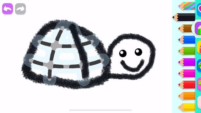 How to draw a turtle ?/ как нарисовать черепаху ? смотреть онлайн