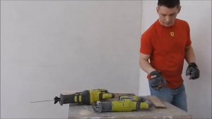 Аккумуляторные Сабельные пилы Риоби. Часть 2.Подробное Сравнение 2-х моделей.