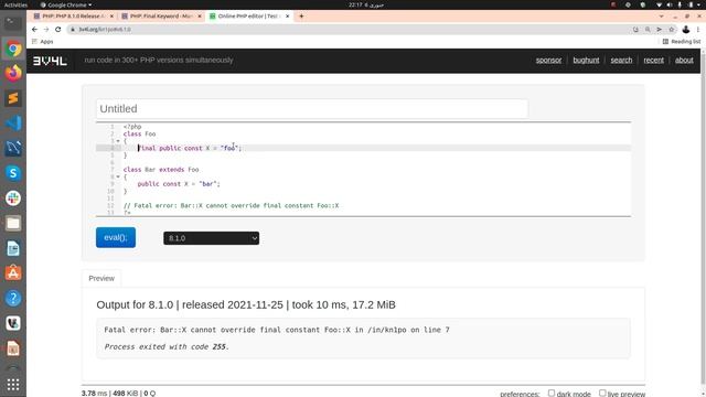 Learn how to use final keyword in PHP 8.1 ( in 3 minutes ) смотреть онлайн