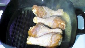 Жаренные куриные голени на сковороде, как в советской столовой!