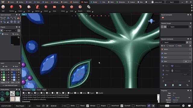 Family Tree Pendant Using Clayoo - MatrixGold Speed Modeling. смотреть онлайн