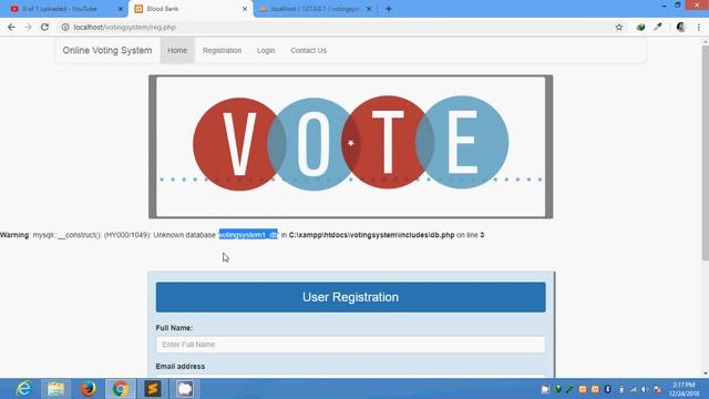 Online Voting System using PHP+SQL in urdu tutorials 007 смотреть онлайн