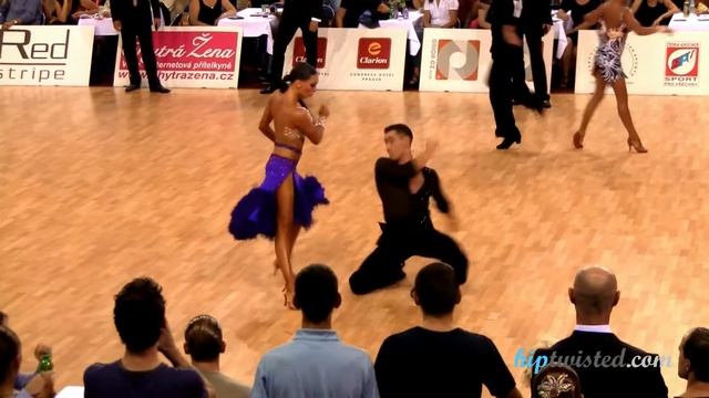 Timur Imametdinov - Ekaterina Nikolaeva, Prague Open 2012, WDSF WO latin, semifinal - jive смотреть онлайн