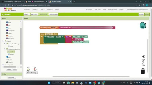 Create an AI ChatBot App with OpenAI's ChatGPT in MIT App Inventor || AI ChatBot || MIT App Invento смотреть онлайн