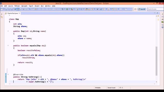 Java Equals and Hashcode Method Part-2 смотреть онлайн