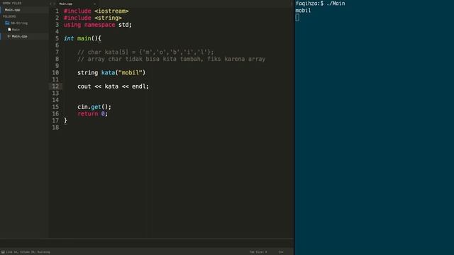 Belajar C++ [Dasar] - 50 - Pengenalan String смотреть онлайн