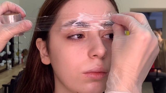 Долговременная укладка VS Ламинирование бровей | весь процесс, пробуем новые составы от LOVELY смотреть онлайн