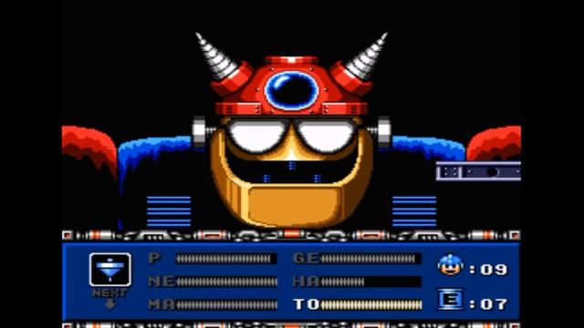 Sega Mega Drive 2 (Smd) 16-bit MegaMan (RockMan) 3 part Stage Dr.Wily 6