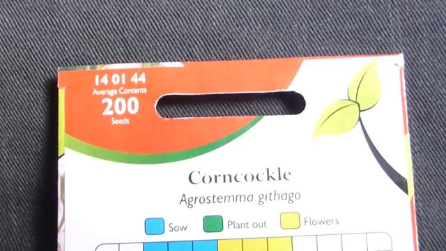 Corn cockle Seeds - Agrostemma githago - Akurstjarna - Akurrós - Blómafræ смотреть онлайн