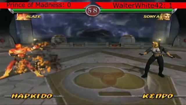 Mortal Kombat Deadly Alliance: Prince of Madness (Blaze) vs WalterWhite42 (Frost, Sonya, Kano) смотреть онлайн
