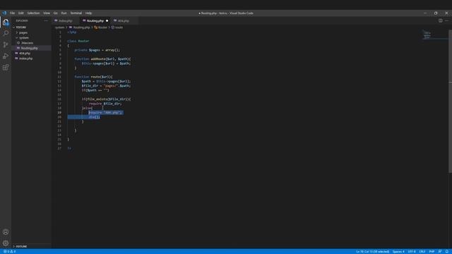 Как сделать роутинг на PHP смотреть онлайн