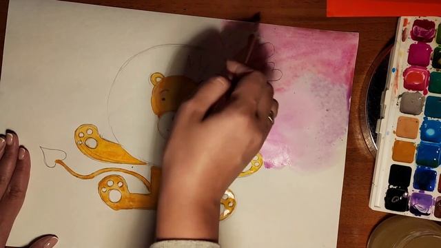 Мастер-класс по рисованию для детей 6-10 лет "Снежный лев" смотреть онлайн