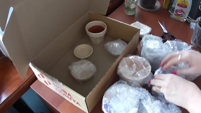 Посылка )) Спасибо Ольге за горшочки )) смотреть онлайн