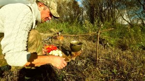 День на Охоте!Готовлю добытую Дичь на Костре!