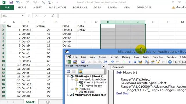 [Excel Fever] Workshop แยกข้อมูลด้วย Advance Filter+VBA พร้อมทั้งบันทึกเป็นไฟล์ใหม่ ตอนแรก смотреть онлайн